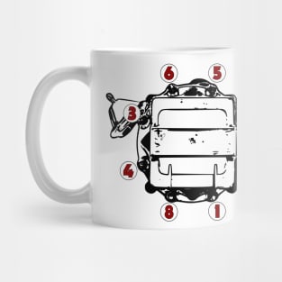 Small Block Chevy Firing Order Mug